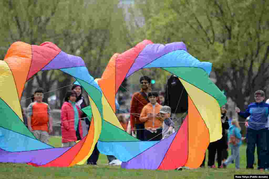 Blossom Kite Festival 2016 on the National Mall in Washington, DC