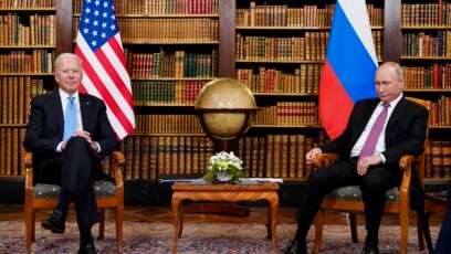 Tổng thống Mỹ Joe Biden gặp mặt Tổng thống Nga Vladimir Putin hôm 16/6 tại Geneva, Thuỵ Sỹ, trong cuộc họp đầu tiên của hai nhà lãnh đạo kể từ khi ông Biden nhậm chức hồi tháng 1.