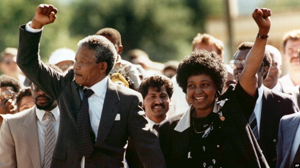 Image result for nelson and winnie mandela