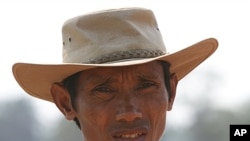 Chut Wutty, a prominent Cambodian anti-logging activist who helped expose a secretive state sell-off of national parks was fatally shot on April 25, 2012 in a remote southwestern province, FILE February 21, 2012.