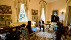 Thailand's Foreign Minister Don Pramudwinai talks with VOA Thai during his official visit to Washington, DC, on Sept 28, 2021.