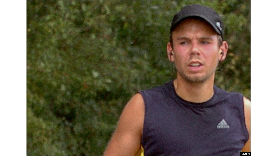 FILE - Andreas Lubitz runs the Airportrace half marathon in Hamburg in this Sept. 13, 2009 file photo.