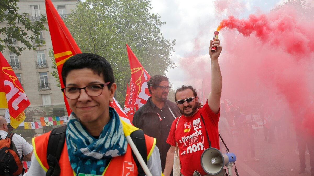 French Labor Unrest: Tear Gas, Blocked Roads, President Firm