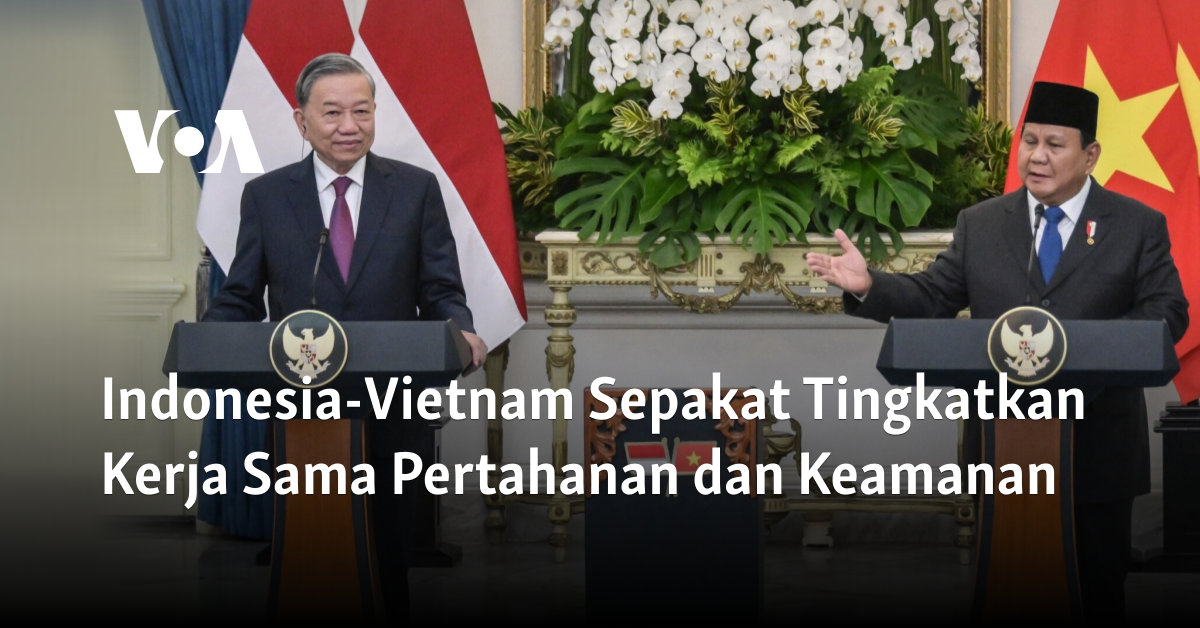 Indonesia-Vietnam Sepakat Tingkatkan Kerja Sama Pertahanan dan Keamanan