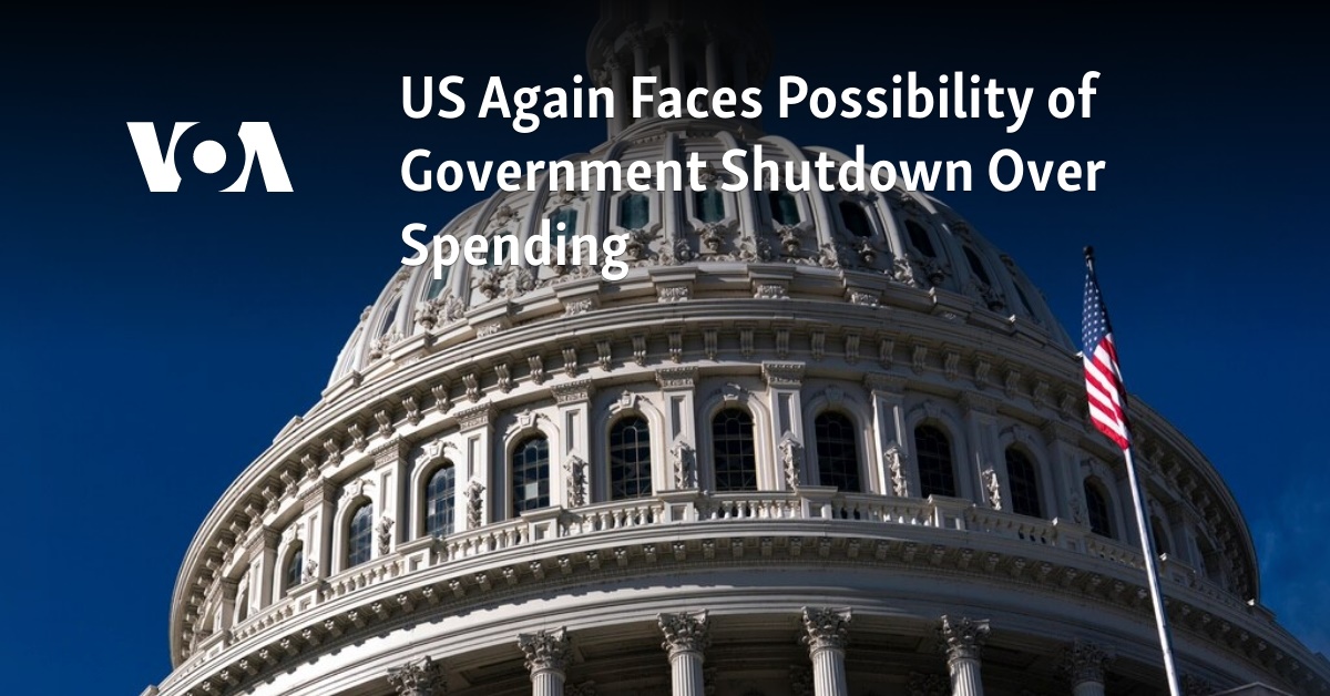 US Again Faces Possibility of Government Shutdown Over Spending