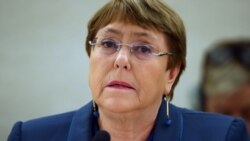 Michelle Bachelet, alta comisionada de las Naciones Unidas para Derechos Humanos.