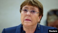 Bà Michelle Bachelet, lãnh đạo Văn phòng Cao ủy Nhân quyền Liên Hợp Quốc (OHCHR).