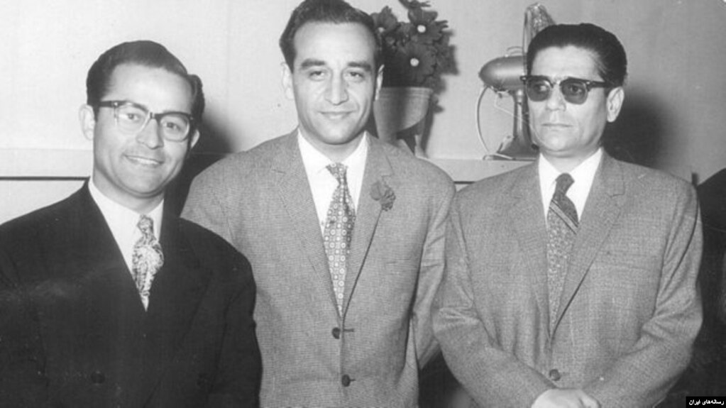 از راست: حسین تهرانی، فرامرز پایور و حسین دهلوی.