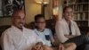Jeremy Randall and Ariam Mohamed are experiencing their first Ramadan together as newlyweds. Jeremy's son, Jeremiah, 10, is not Muslim. He says he tries not to tempt them during their fasts. (B. Ayoub/VOA)