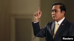 FILE - Thailand's Prime Minister Prayuth Chan-ocha 