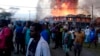 Kerusuhan disertai aksi pembakaran toko-toko di Wamena, Papua, 23 September lalu (foto: dok). 