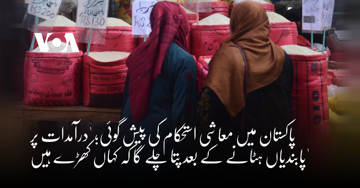 پاکستان میں معاشی استحکام کی پیش گوئی؛ 'درآمدات پر پابندیاں ہٹانے کے ...