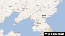 Bản đồ chi tiết về Bắc Triều Tiên của Google