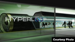 Concept drawing of SpaceX founder Elon Musk's vision of his proposed 'Hyperloop' transportation system. (SpaceX)