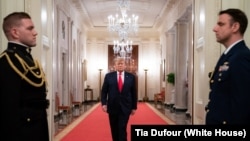 Shugaban Amurka Donald J. Trump a cikin Fadar White House