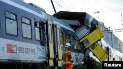 Swiss Trains Collide