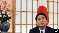 기시다 후미오 일본 외무상 (자료사진)