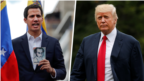 Lãnh đạo đối lập ở Venezuela, Juan Guaido (trái); Tổng thống Mỹ Donald Trump (phải)