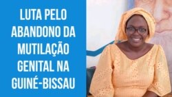 "Eu fui vítima da mutilação genital feminina e sinto que é responsabilidade minha proteger a geração vindoura," Marliatu Djaló Condé