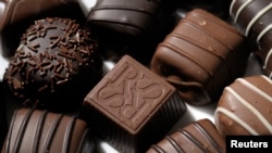 Bonbons à la crème d'un fabricant de chocolat aux Etats-Unis, Reuters