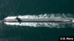 미국 핵잠수함 USS 펜실베이니아 호. (자료사진)