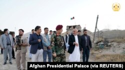 Rais wa Afghanistan Ashraf Ghani na uongozi wake.