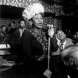 Ella Fitzgerald performed in concerts around the world and became popular internationally.