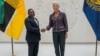 Filipe Nyusi, Presidente de Moçambique, e Christine Lagarde, directora-geral do FMI