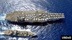 Tàu sân bay USS Ronald Reagan.