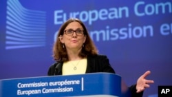 سیسیلیا مالمستروم کمیسر تجاری اتحادیه اروپا - آرشیو