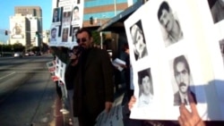 FILE - Kurdish Americans in Los Angeles protest against the death of five Kurds in Iran, May 9, 2010.