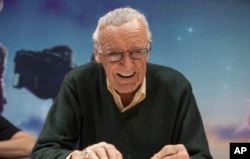 Comic book legend Stan Lee at the Chicago Comic & Entertainment Expo at McCormick Place in Chicago, April 25, 2014.