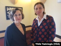HDP Çankaya Belediye Başkan Adayı Filiz Kerestecioğlu VOA Türkçe muhabiri Yıldız Yazıcıoğlu'yla