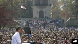 Predsednik Obama na predizbornom skupu u Ričmondu u Virždiniji