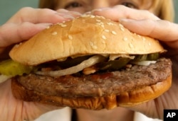 A Burger King whopper.