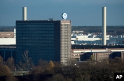 FILE - View of the Volkswagen factory in Wolfsburg, Germany, Friday Nov. 20, 2015.