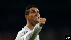 Cristiano Ronaldo lors du match contre Malmö, 8 décembre 2015 