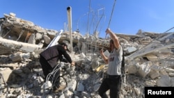 Ruševine bolnice u pokrajini Idlib