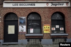 A view shows the bar Les Beguines, in Brussels, Belgium, Nov. 16, 2015. The Brussels bar that documents show was run by the French Abdeslam brothers.