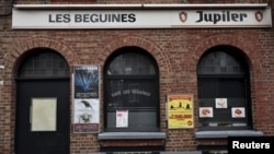 A view shows the bar Les Beguines, in Brussels, Belgium, Nov. 16, 2015. The Brussels bar that documents show was run by the French Abdeslam brothers.