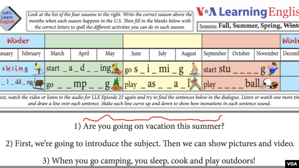 Activity Sheet Lesson 22