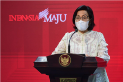 Menkeu Sri Mulyani mengatakan ancaman inflasi global sudah di depan mata. (Foto: Courtesy/Biro Setpres)