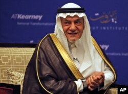 Saudijski princ Turki al-Faisal govori za Asošijejted Pres u Abu Dabiju, 24. novembra 2018.