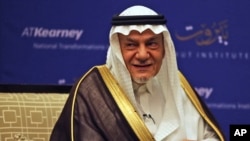 Pangeran Turki Al-Faisal di Abu Dhabi, United Arab Emirates (24/11).