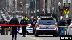 La police de Boston en intervention, le 20 janvier 2017.