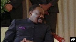 Jonas Savimbi, em Luanda (foto de arquivo)