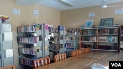 The library at Prime College in Kano, Nigeria. (VOA/I. Ahmed)