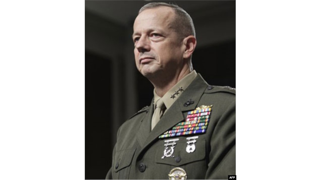 General Jon Allen, NATO va AQShning Afg'onistondagi harbiy missiyasi yetakchisi