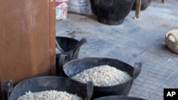 Food baskets in Beirut.