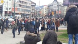 Sarajevo - Protest on International Anti-Corruption Day